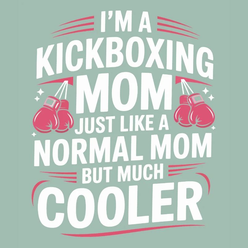 Kickboxing Mutter Motiv