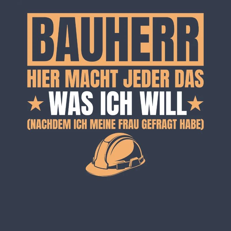 Builder Funny Gift House Construction Site