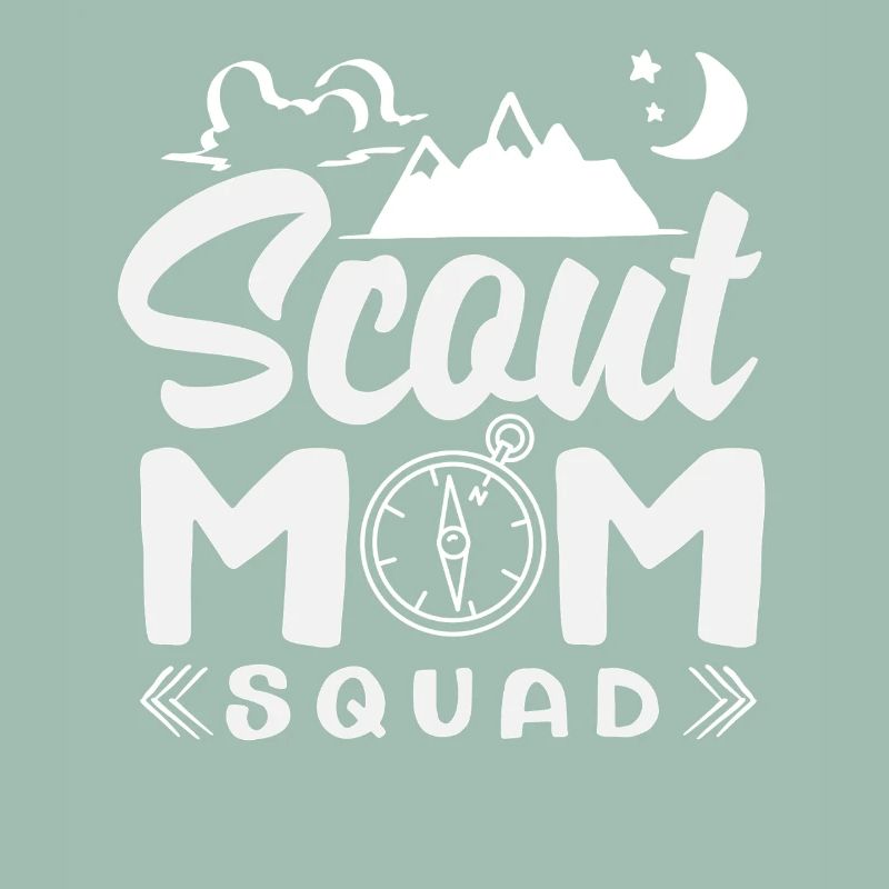 Stolze Mutter Pfadfinderin Scouting Mom Squad