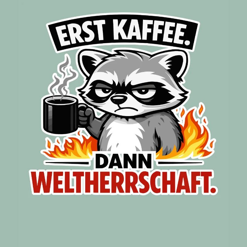 First coffee, then world domination