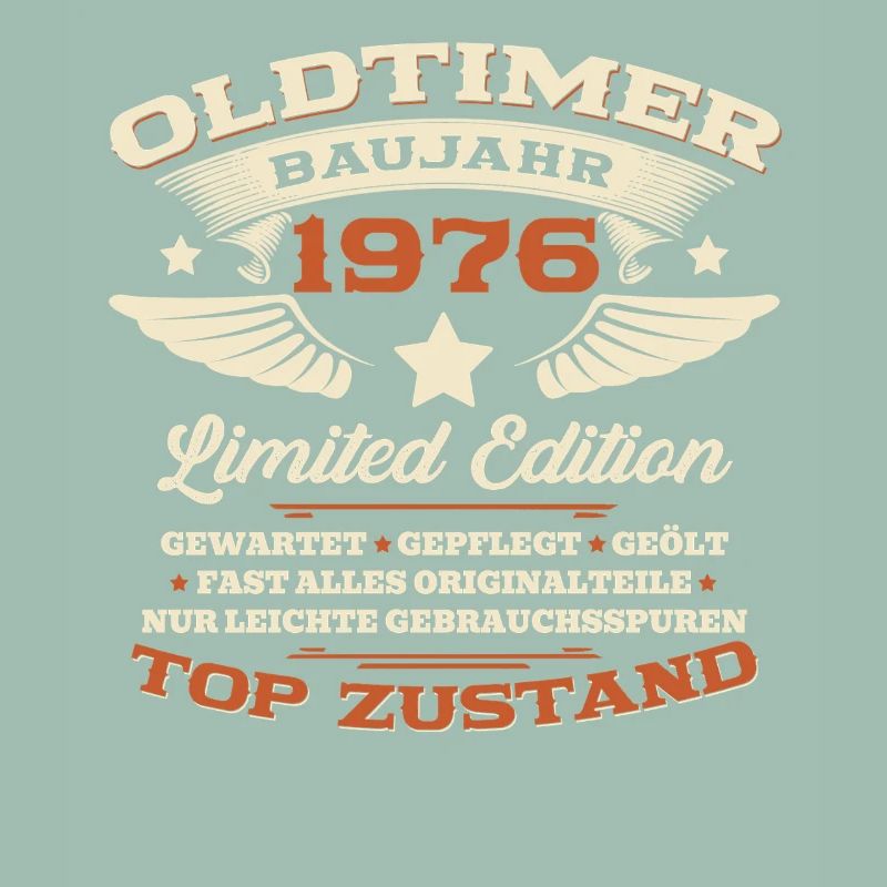 50. Geburtstag Geschenk Mann Oldtimer 1976 Legende