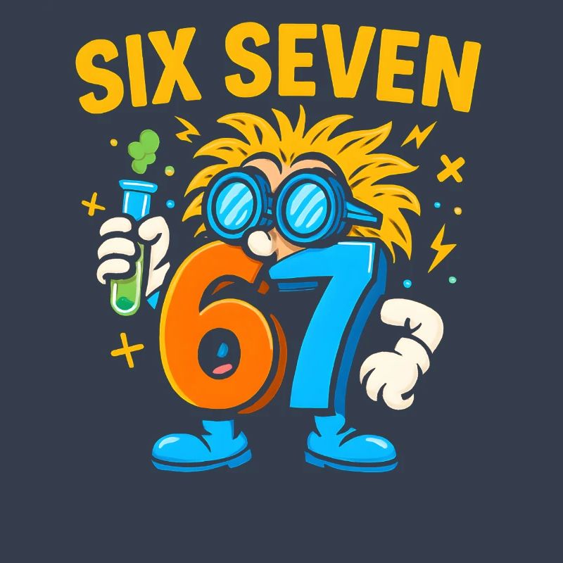 Six Seven 67 Science Humor Nerd Gift Idea