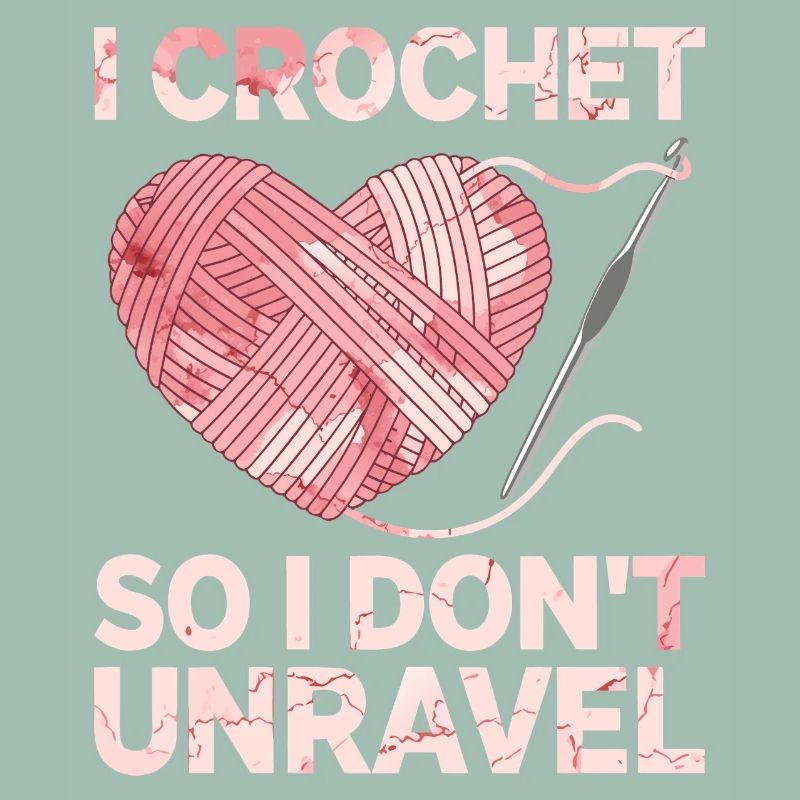 I crochet so I don't lose the thread