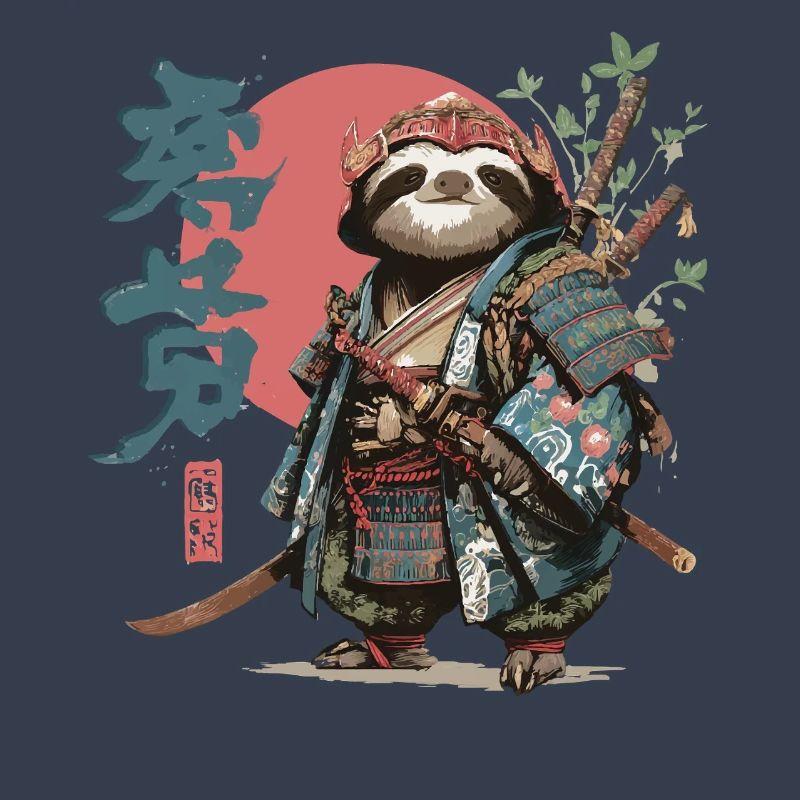 Samurai Sloth Warrior
