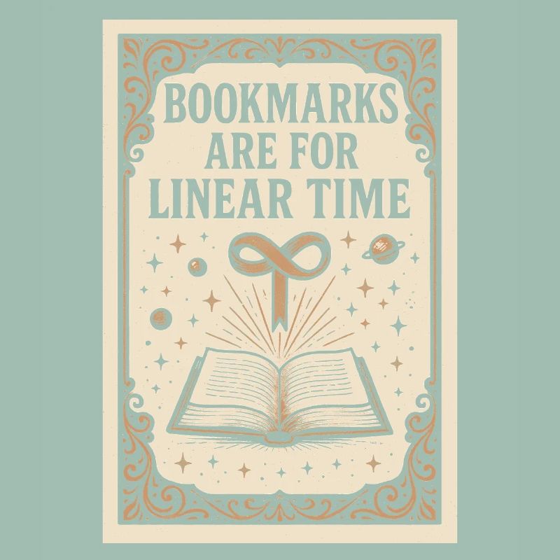 Linear Time Bookmarks | Sci-Fi Book