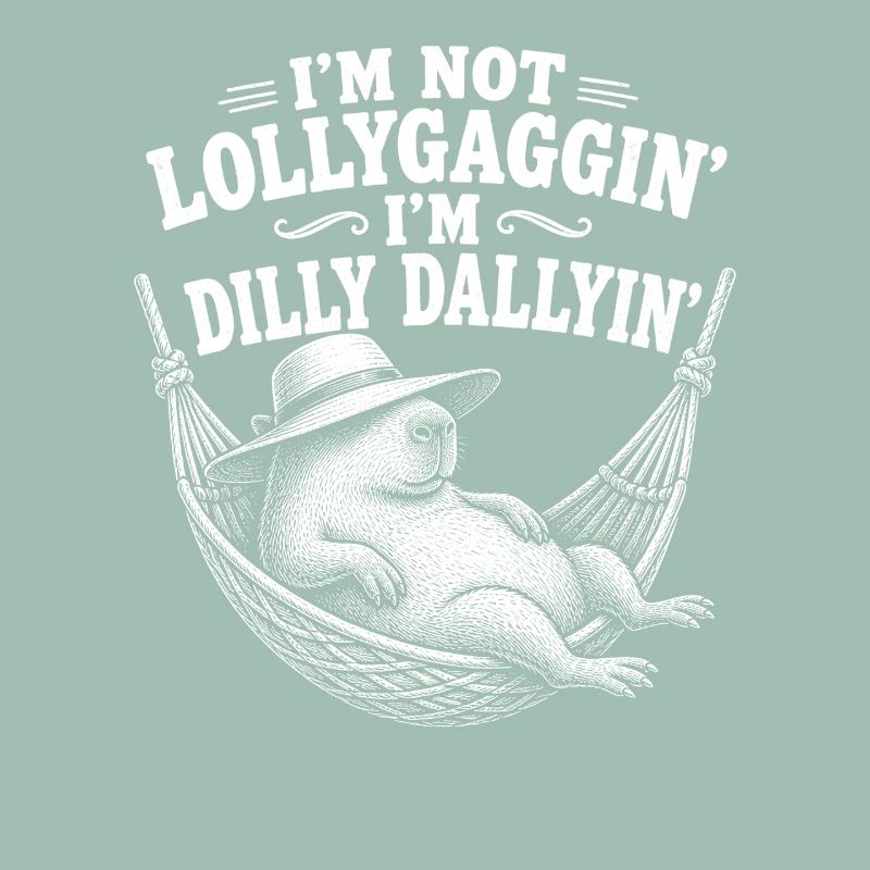 I don't dawdle, I dawdle, Capybara!