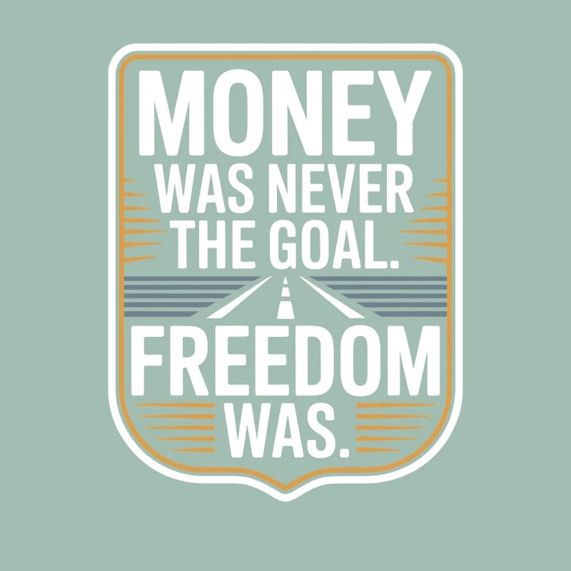 Objectif financier Esprit de liberté Entrepreneur Liberté