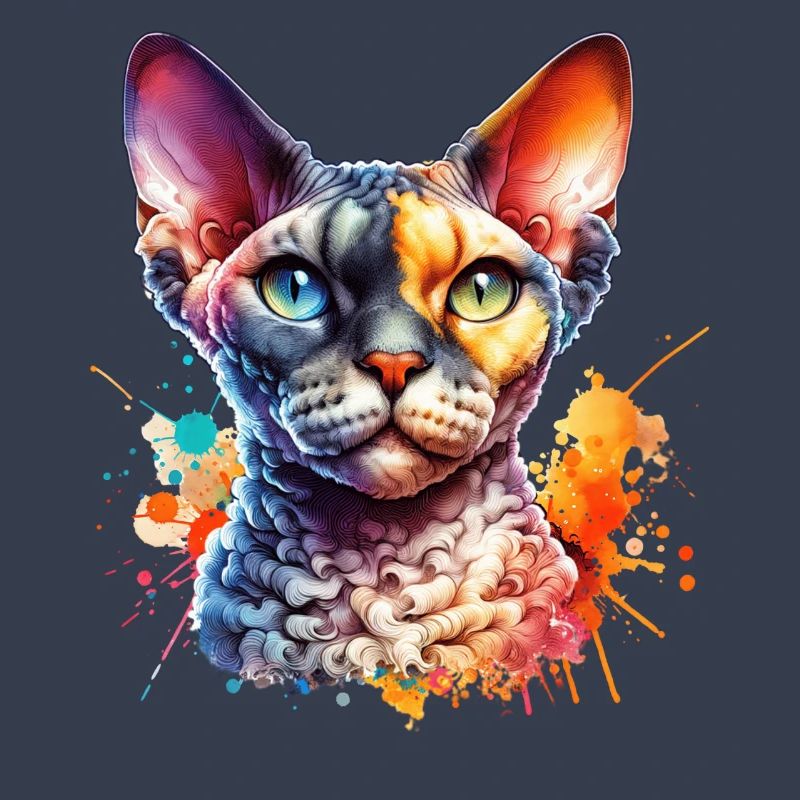 Devon Rex Motif