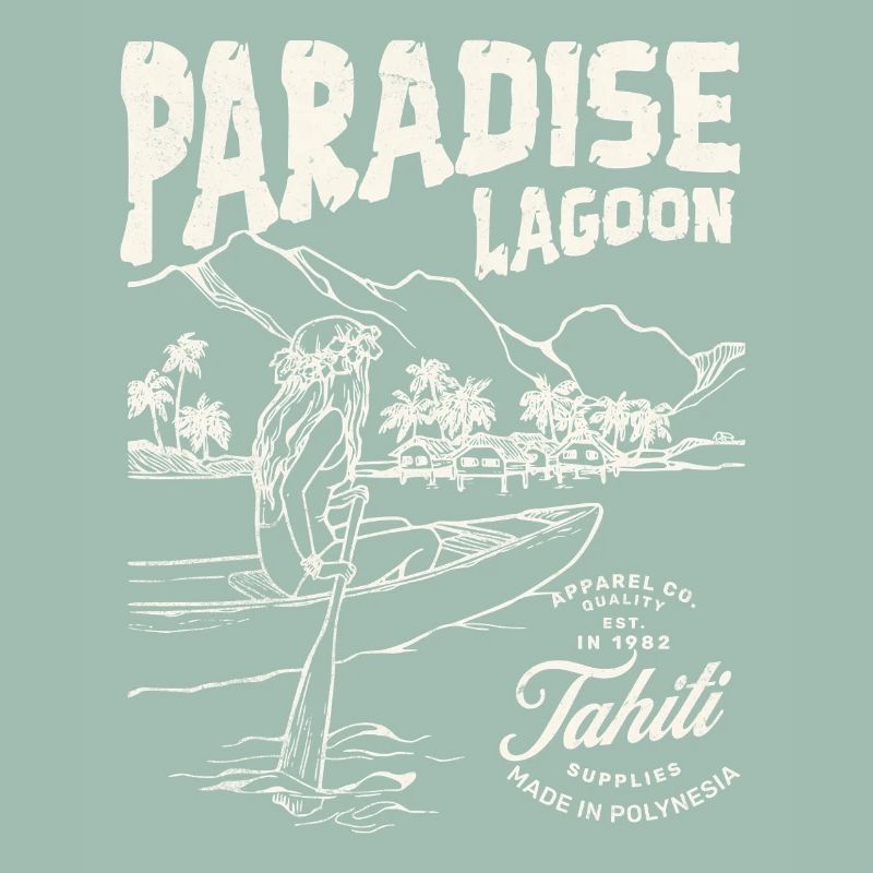 Paradieslagune Illustration