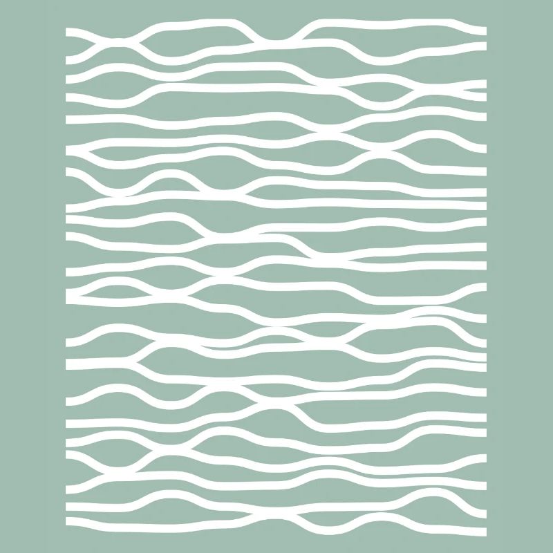 Zebra Wave Stripe Pattern