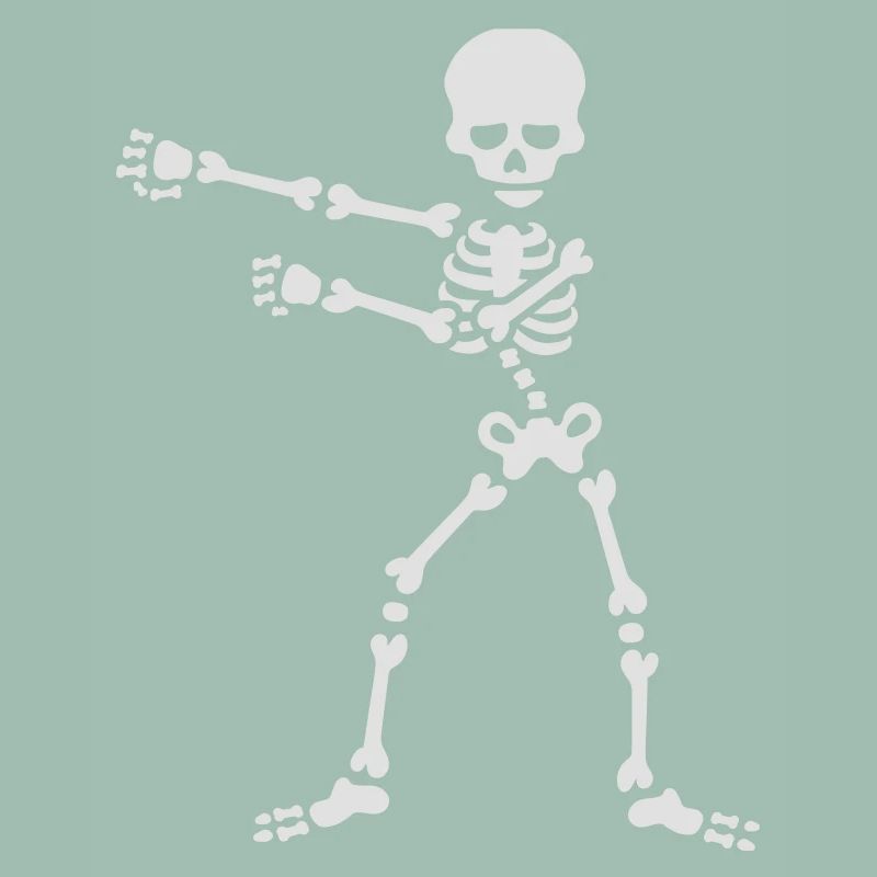 The floss dance flossing backpack boy kid skeleton