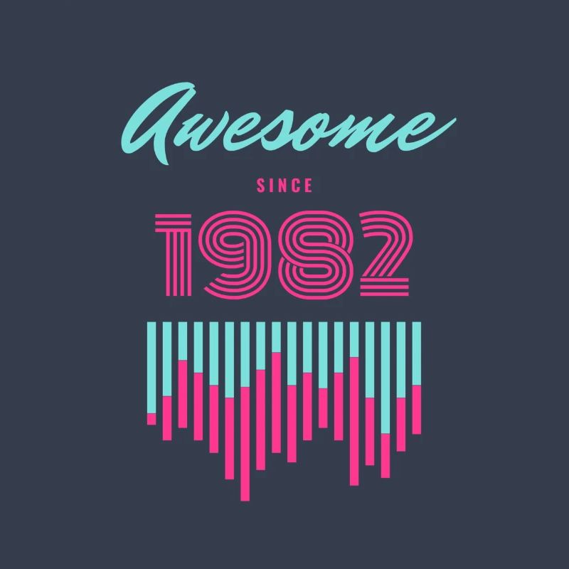 Awesome Since 1982 Neon Pulse