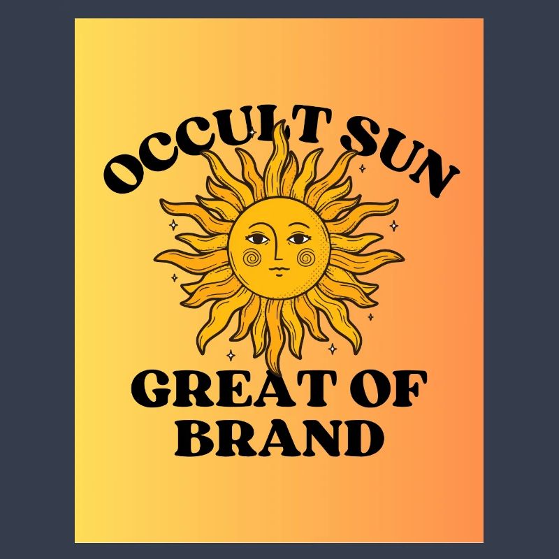 Grande marque du soleil caché
