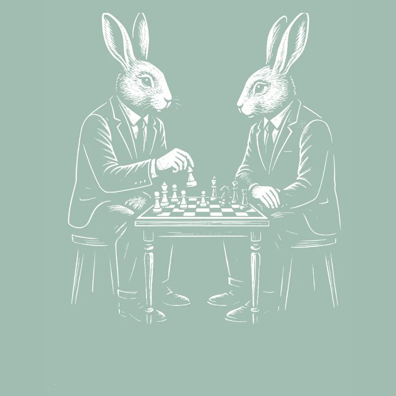 Gentlemen Rabbits Chess Match