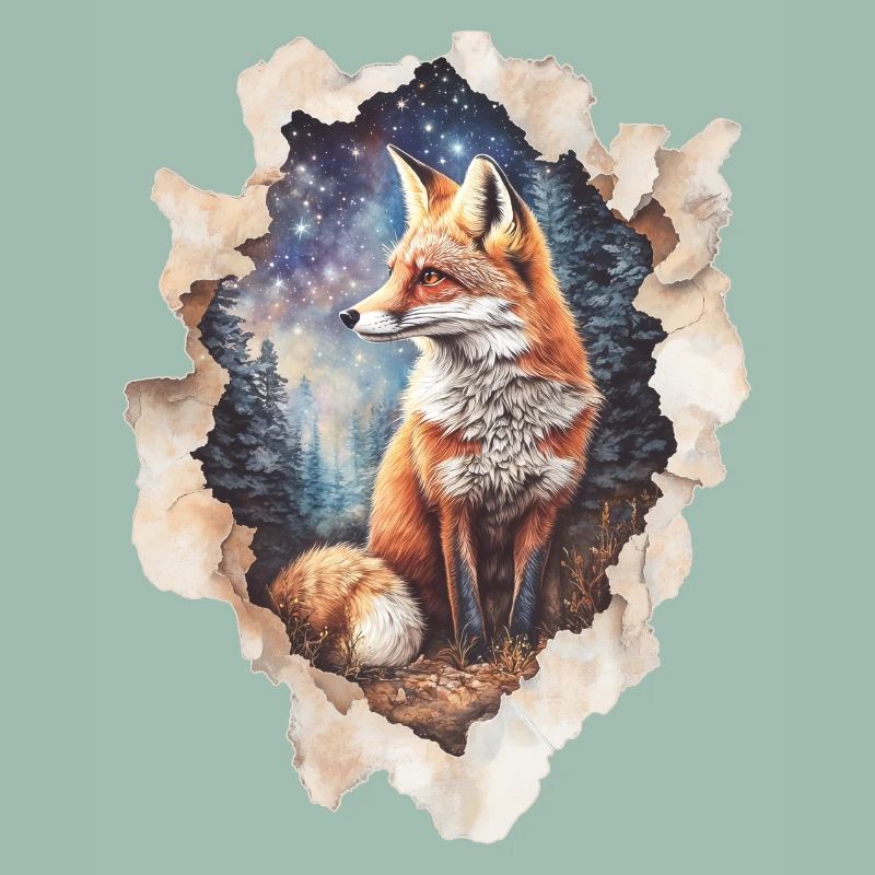 Fox Starry Sky