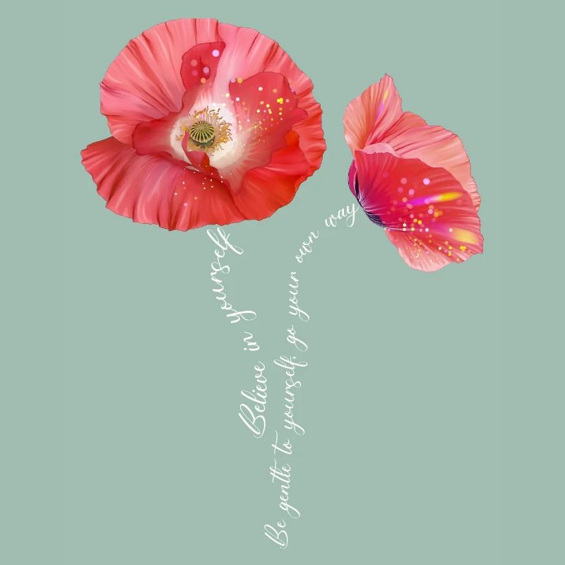 Mohnblumen im Sommer zum Muttertag