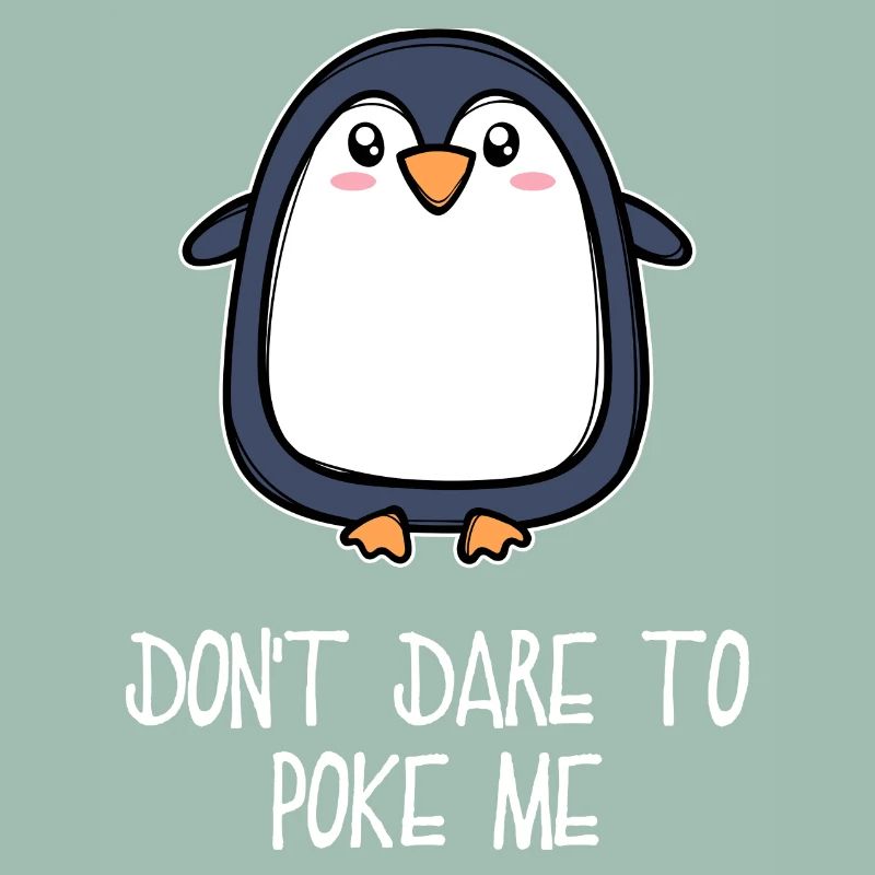 Antarktis Tier süß Pinguin Seevogel Statement