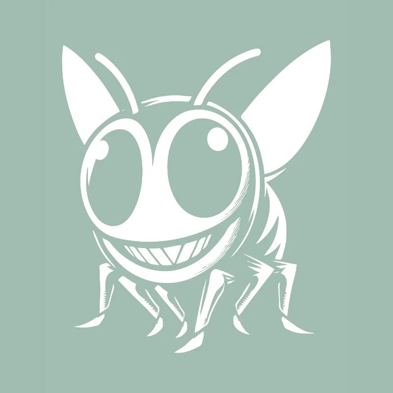 Funny Wasp Design – Comic Fun