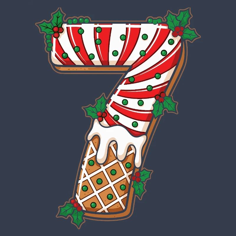 Weihnachts 7 Eisstiel Mistel