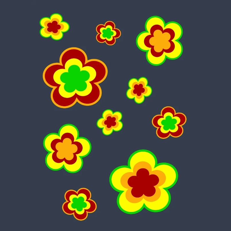 70s Flower Pattern