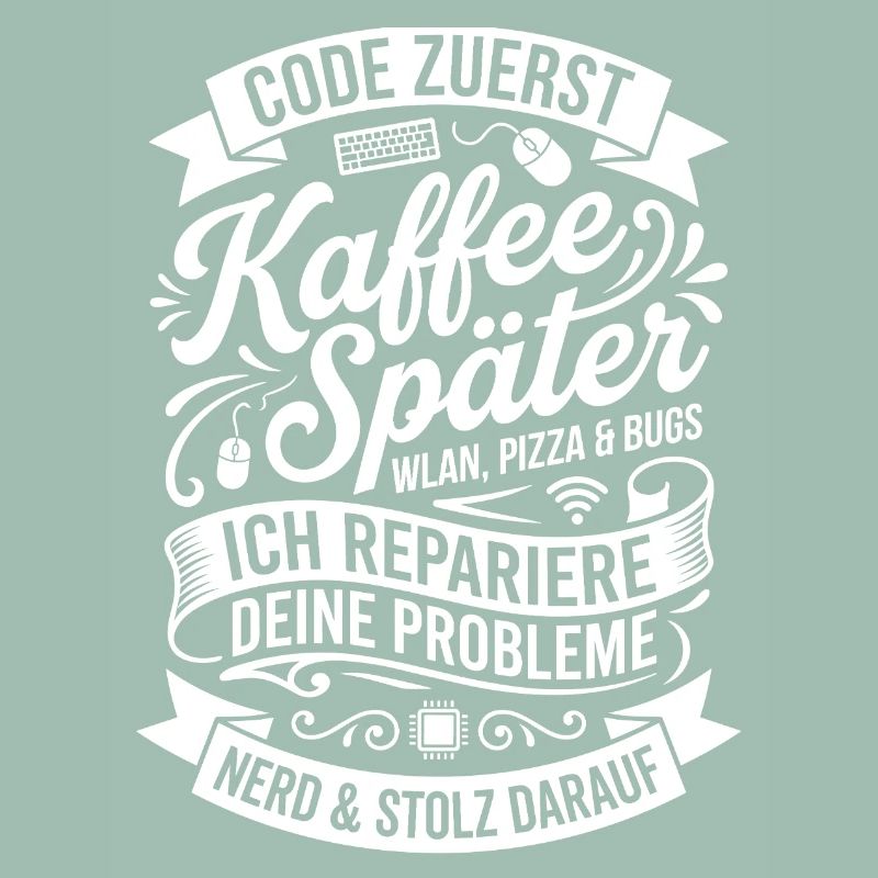Code zuerst Kaffee Später