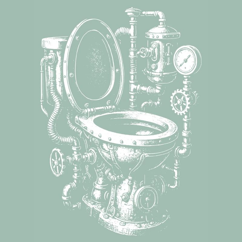 Steampunk Toilet Engine