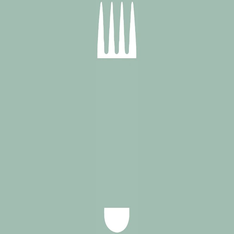 Conception de silhouettes de fourche cool