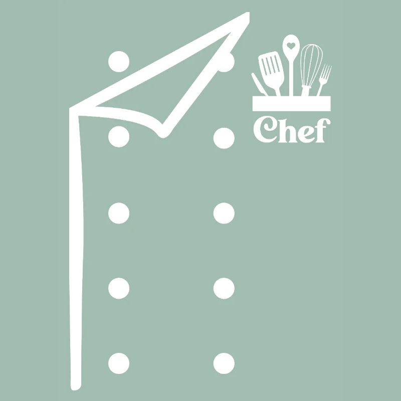 Funny Chef Head Chef Baker Chef Uniform With Tools