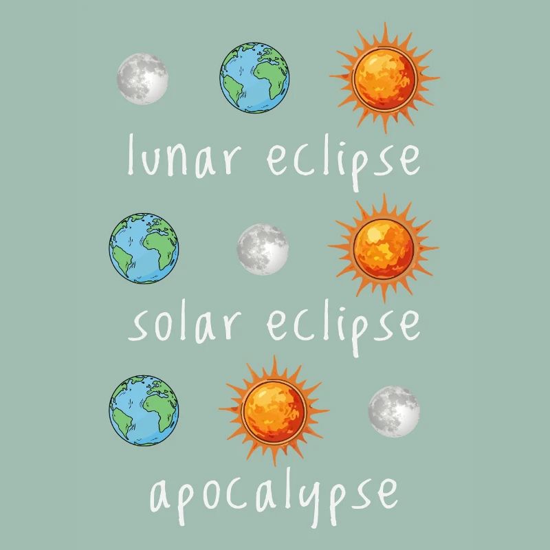 Lunar Eclipse Solar Eclipse Apocalypse Humor