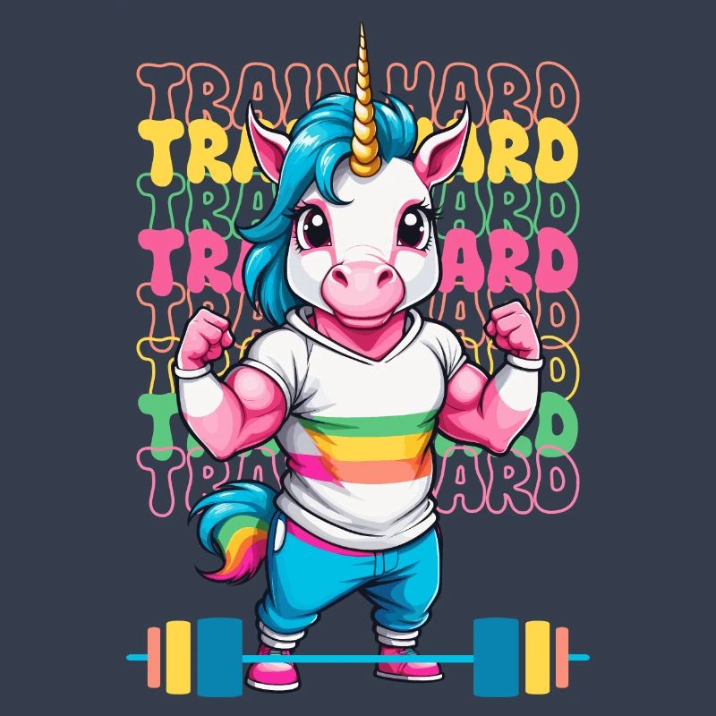 Bodybuilder Einhorn