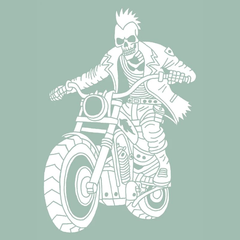 Hell Biker (Weiß)