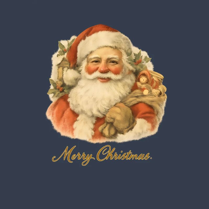 Weihnachtsmann mit Teddybär