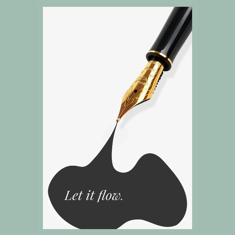 Let it flow Creativity Motivation Writing