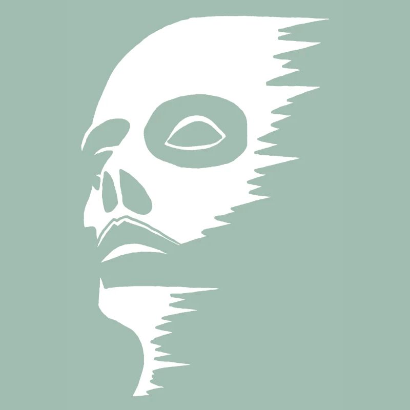 Ghostly face