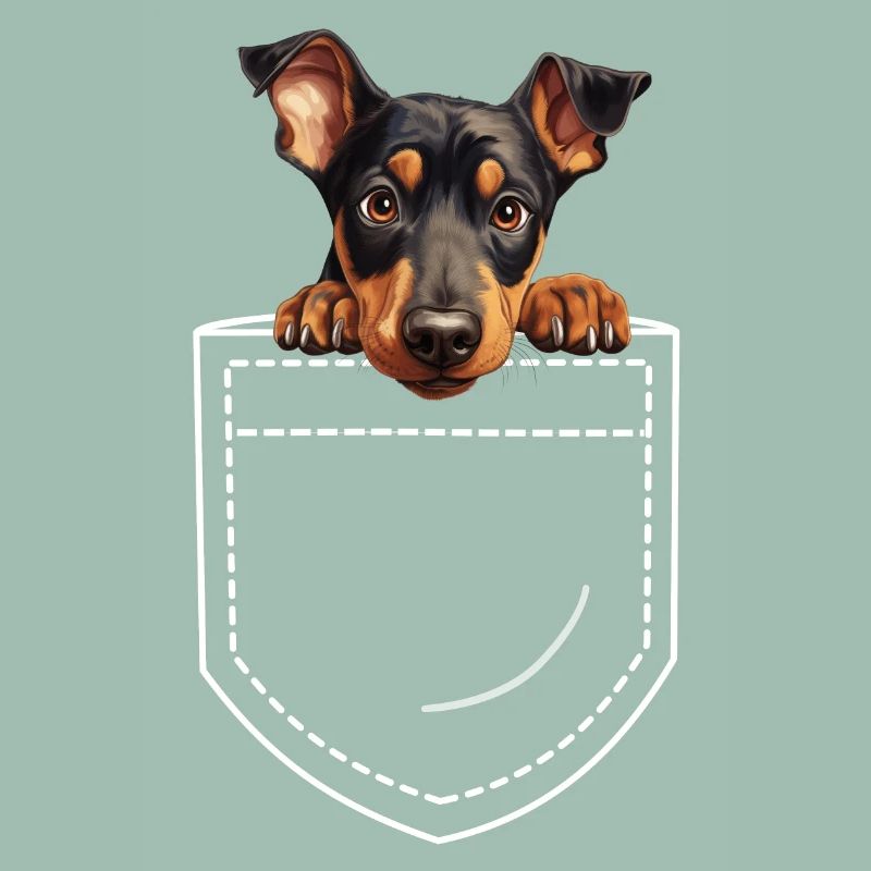 Hund Dobermann