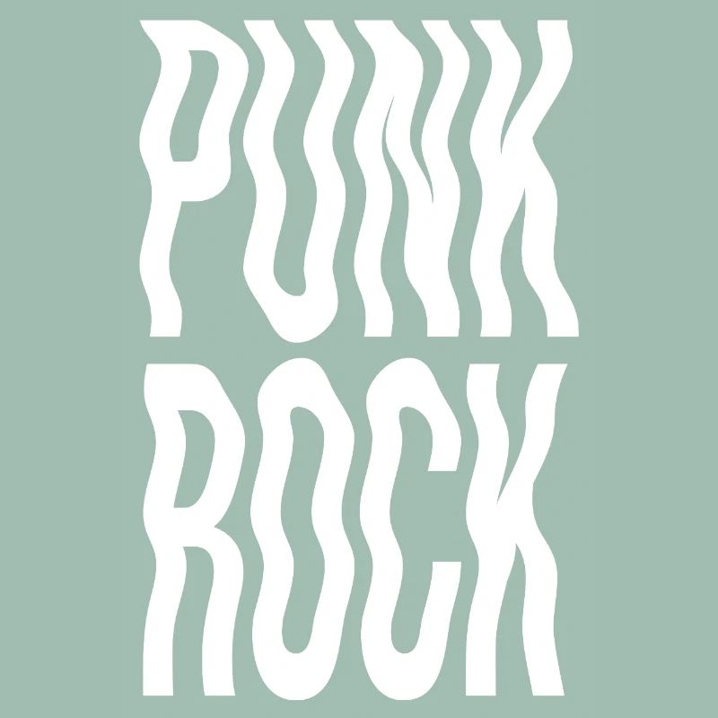 Wavy Punk Rock Typography