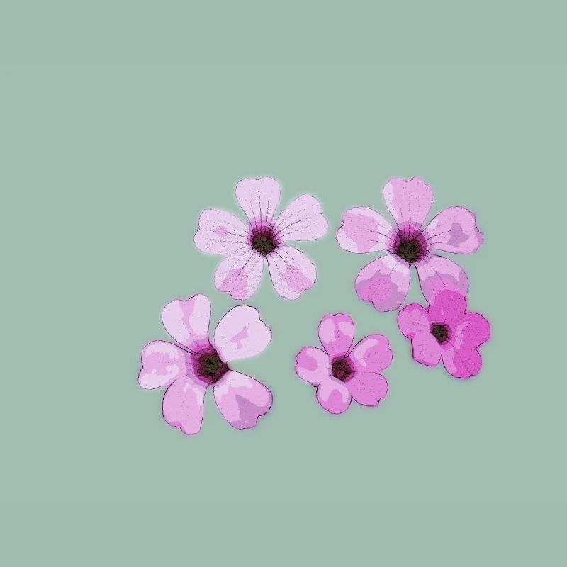 Blumen violett