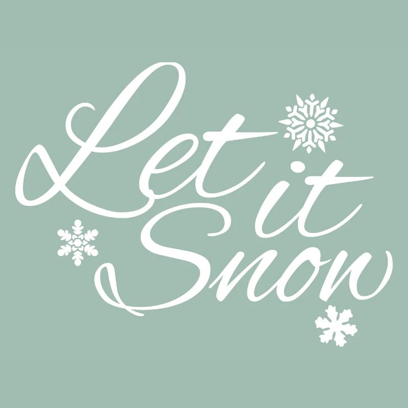 Let it Snow - Das Winterdesign mit Schneeflocken