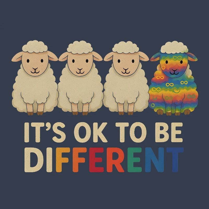 It's OK to be different – Neurodivergent sheep