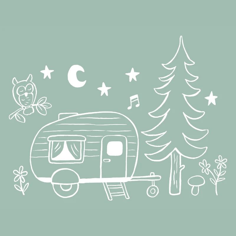 Camping en forêt