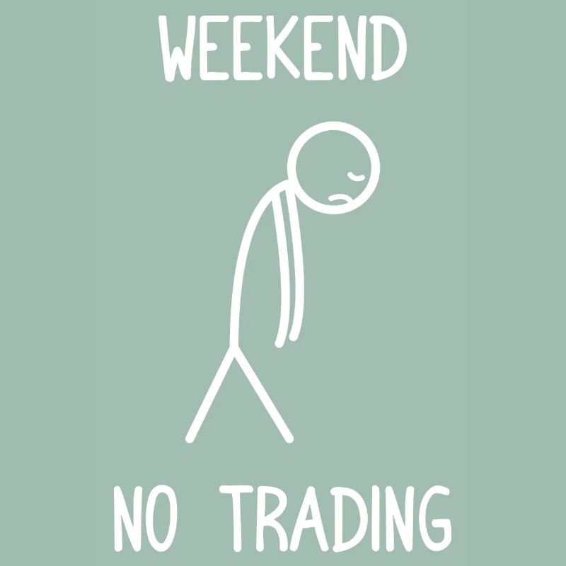 Week-end sans trading Marché boursier Trader en bourse