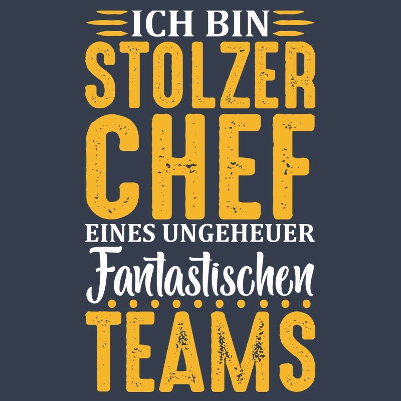 Stolzer Chef Chef Mann Abteilungsleiter Teamchef