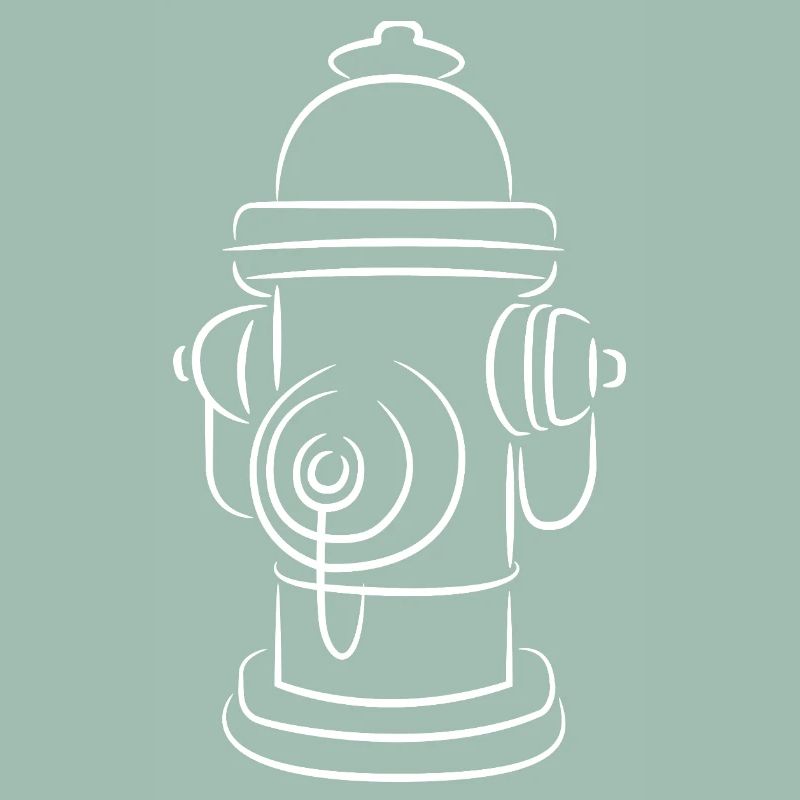 Hydrant Zeichnung