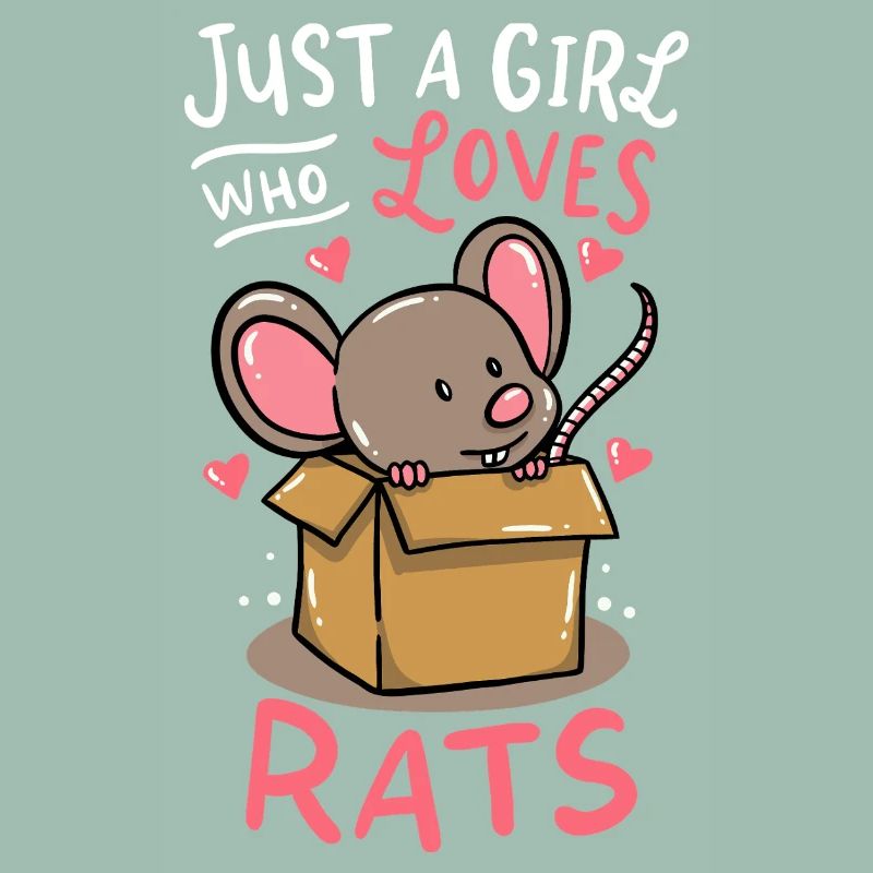 Nur ein Mädchen, das Ratten liebt