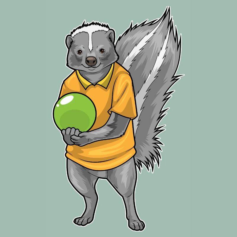 Skunk Bowling Boule de bowling