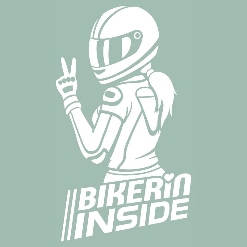 Biker inside (color changeable)