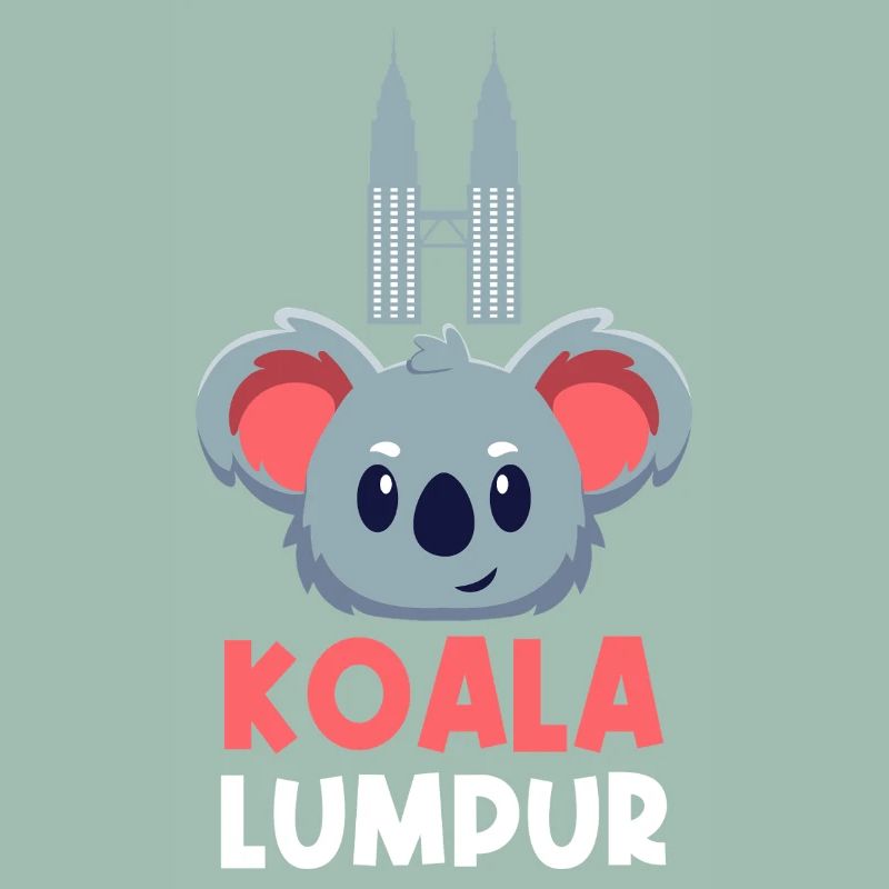 Koala Lumpur Jeu de mots de voyage mignon