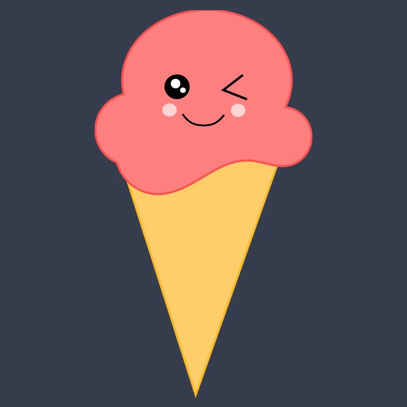 Eis Eiscreme Erdbeereis