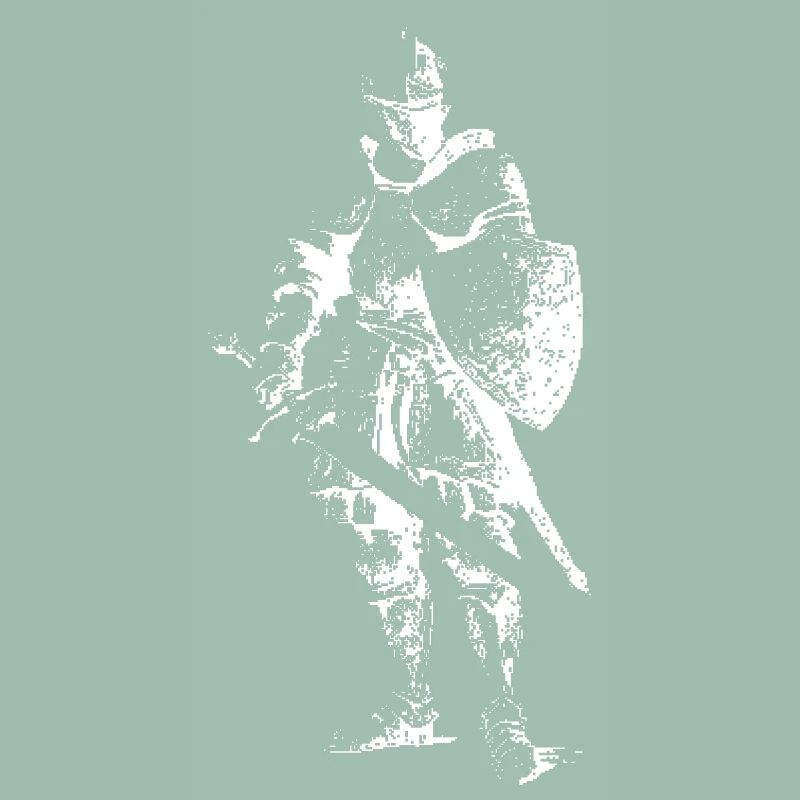 Silhouette du Chevalier de Fer
