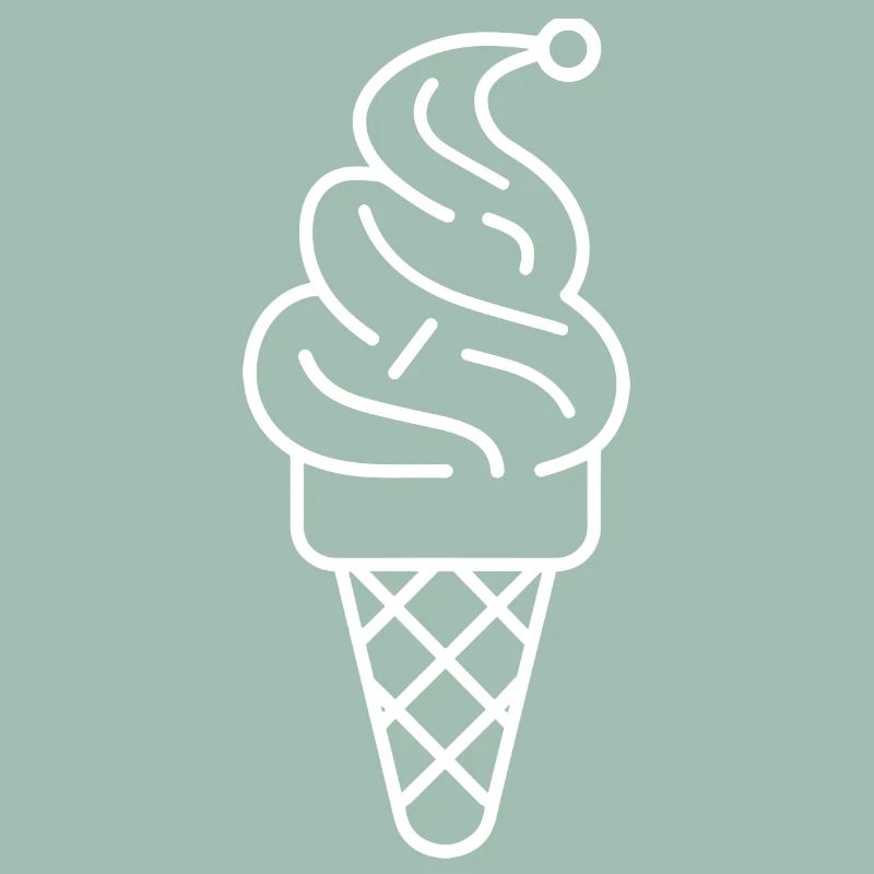 Cornet de crème glacée Dessin